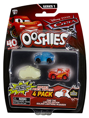 Ooshies 76456 Cars Mix 5,1 cm Figur (4 Stück) von Ooshies