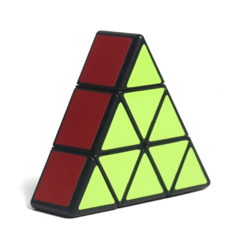 2025 Neueste 1x3x3 Pyraminx Dreieck Pyramide Magic Puzzle Cube Twist Spielzeug (Schwarze Farbe) von Oostifun