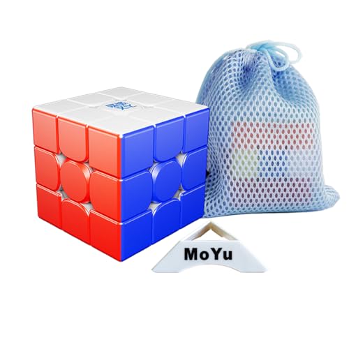 2025 Neueste MoYu WeiLong V11 3x3x3 Magie Puzzle Würfel Drehen Spielzeug Aufkleberlose Mehrfarbige Wettbewerb-Ebene Gefühl 3x3 Würfel (20M Kugelkern MagLev magisches Tuch Version) von Oostifun