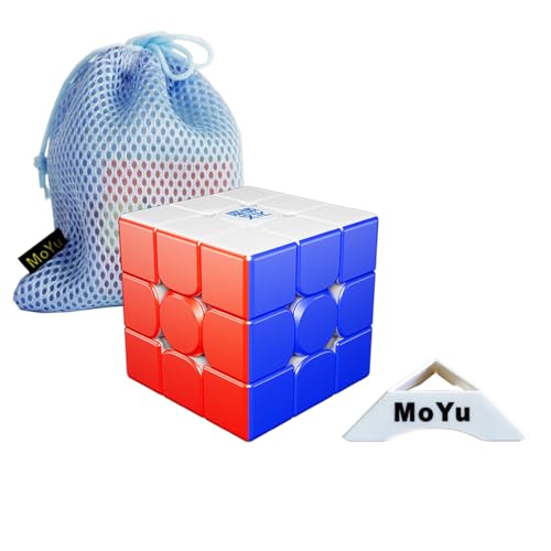 2025 Neueste MoYu WeiLong V11 3x3x3 Magie Puzzle Würfel Drehen Spielzeug Aufkleberlose Mehrfarbige Wettbewerb-Ebene Gefühl 3x3 Würfel (M Magisches Tuch Version) von Oostifun