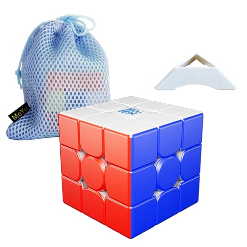 2025 Neueste MoYu WeiLong V11 3x3x3 Magie Puzzle Würfel Drehen Spielzeug Aufkleberlose Mehrfarbige Wettbewerb-Ebene Gefühl 3x3 Würfel (Standard M Version) von Oostifun
