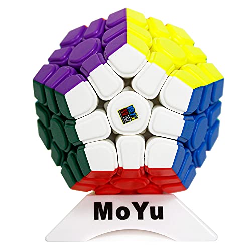 FunnyGoo MoYu MoFangJiaoShi Cubing Classroom Meilong M Version 3x3 12 Surface Gigaminx 3x3x12 Megaminx M Magic Cube Stickerless + EIN Würfel Displayständer von Oostifun