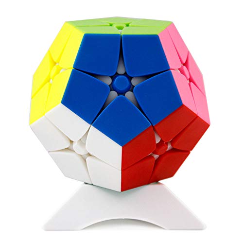 FunnyGoo Oostiftun MO FANG GE 12 Surface 2x2x12 Megaminx 2x2 Dodekaeder Cube Smooth Puzzle Mofangge Kibiminx Smooth Twist Puzzle Cube Frosted Surface Multicolor Stickerless with One Cube Stand von Oostifun