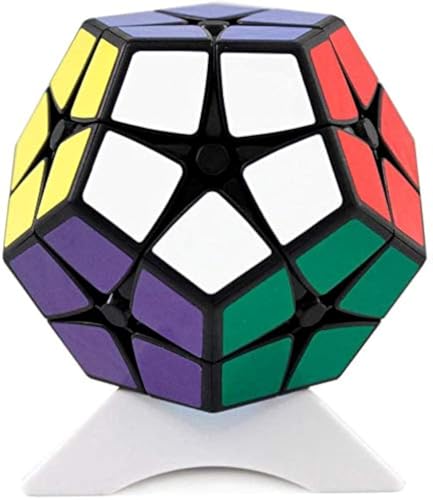 FunnyGoo Oostiftun MO FANG GE 12 Surface 2x2x12 Megaminx 2x2 Dodekaeder Cube Smooth Puzzle Mofangge Kibiminx Smooth Twist Puzzle Cube Standfarbe mit einem Würfel von Oostifun