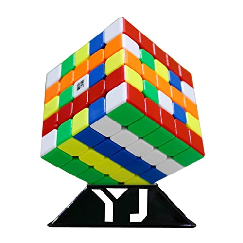 FunnyGoo YJ YongJun ZhiLong Mini 5x5 Speed Magic Puzzle Cube M Version Aufkleber ohne Würfel Stand 5x5x5 Mini Zhilong Cube 57mm von Oostifun