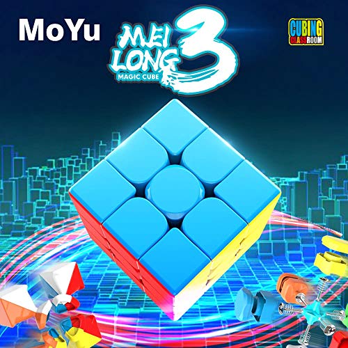 Gobus MoYu MoFangJiaoShi Cubing Classroom MeiLong 3 3x3 Magic Cube Speed Cube Puzzle Würfel meilong 3 Würfel (Stickerless) von Oostifun