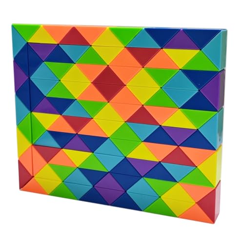 Magic Snake Cube Puzzle-Schlange Geburtstag Weihnachtsfeier Tasche Füller Strumpffüller für Kinder Twist Puzzle Gehirn Teaser Pädagogisches Spielzeug Regenbogenfarbe Multi Color (120 Segmentblöcke) Magic Snake Cube Puzzle-Schlange Geburtstag Weihnachtsfeier Tasche Füller Strumpffüller für Kinder Twist Puzzle Gehirn Teaser Pädagogisches Spielzeug Regenbogenfarbe Multi Color (120 Segmentblöcke) von Oostifun