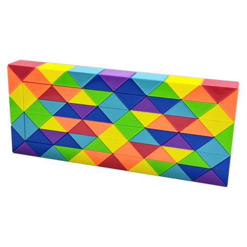 Magic Snake Cube Puzzle-Schlange Geburtstag Weihnachtsfeier Tasche Füller Strumpffüller für Kinder Twist Puzzle Gehirn Teaser Pädagogisches Spielzeug Regenbogenfarbe Multi Color (84 Segmentblöcke) Magic Snake Cube Puzzle-Schlange Geburtstag Weihnachtsfeier Tasche Füller Strumpffüller für Kinder Twist Puzzle Gehirn Teaser Pädagogisches Spielzeug Regenbogenfarbe Multi Color (84 Segmentblöcke) von Oostifun