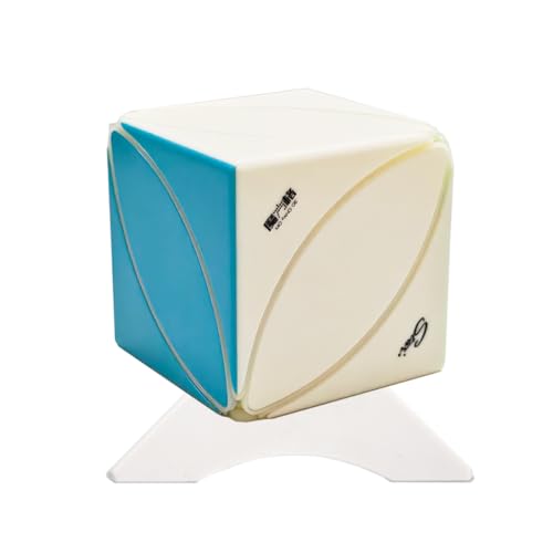 MoFangGe Mo Fang Ge Unregelmäßige Ahornblätter Magic Puzzle Cube mit nur Blau Grün Weiß DREI Farben für Kinder und Anfänger von Oostifun