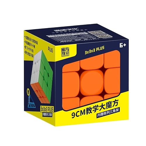 MoYu MFJS Cubing Classroom 3x3x3 Plus 9CM Geschwindigkeit Magic Puzzle Cube 3x3 Teaching Cube Spielzeug Stickerless von Oostifun
