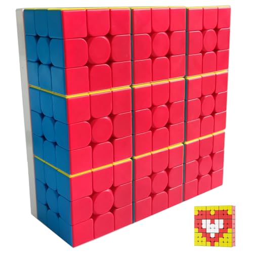 MoYu Puzzle Cube Art Museum 9 Stücke 3x3 Cube Collection, Mehrere kreative Designs, Entwickeln Sie Ihren Geist von Oostifun