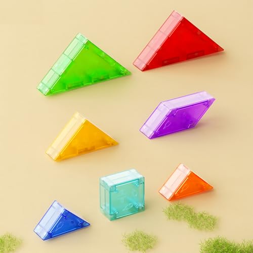 Oostifun 3D M-a-g-n-e-i-t-c Tangram Puzzle 7PCS Transparente Süßigkeiten Farbe Gehirn Teaser Pädagogische Entwicklung Intellektuelles Spiel Kinder Spielzeug Oostifun 3D M-a-g-n-e-i-t-c Tangram Puzzle 7PCS Transparente Süßigkeiten Farbe Gehirn Teaser Pädagogische Entwicklung Intellektuelles Spiel Kinder Spielzeug von Oostifun
