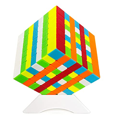 Oostifun FunnyGoo QiXing S Qi Xing S 7x7 Magischer Würfel Puzzle 3D Smooth Turning Cube Mehrfarbiger Stickerless + Würfelständer von Oostifun