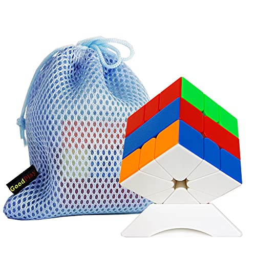 Oostifun FunnyGoo YongJun YJ MGC SQ1 sq-1 mgc-sq1 Magic Cube Puzzle 3D Smooth Turning Cube + Würfelständer und Würfeltasche (Mehrfarbig Stickerless) von Oostifun