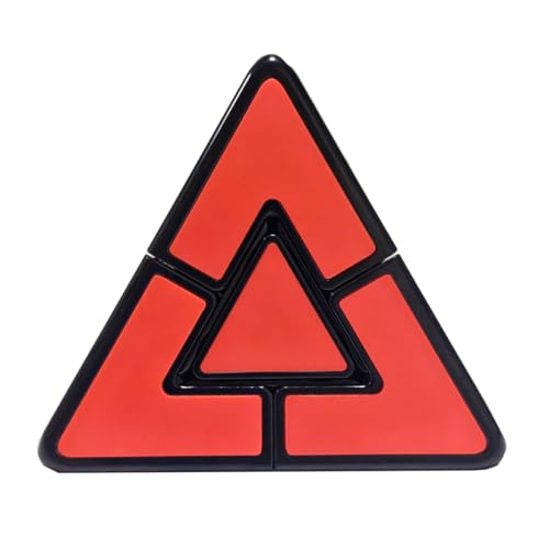 Oostifun Gobus 2x2 Doppel Dreieck Pyraminx Würfel Pyramide Puzzle Spielzeug, Schwarze Basis mit Multicolor Patches Oostifun Gobus 2x2 Doppel Dreieck Pyraminx Würfel Pyramide Puzzle Spielzeug, Schwarze Basis mit Multicolor Patches von Oostifun