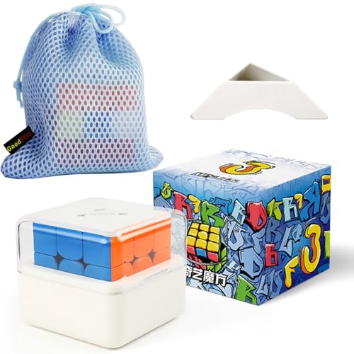 Oostifun MP 3x3x3 Puzzle Würfel Spielzeug Aufkleber Less 3x3 3D Drehwürfel mit Display Stand Tasche Oostifun MP 3x3x3 Puzzle Würfel Spielzeug Aufkleber Less 3x3 3D Drehwürfel mit Display Stand Tasche von Oostifun