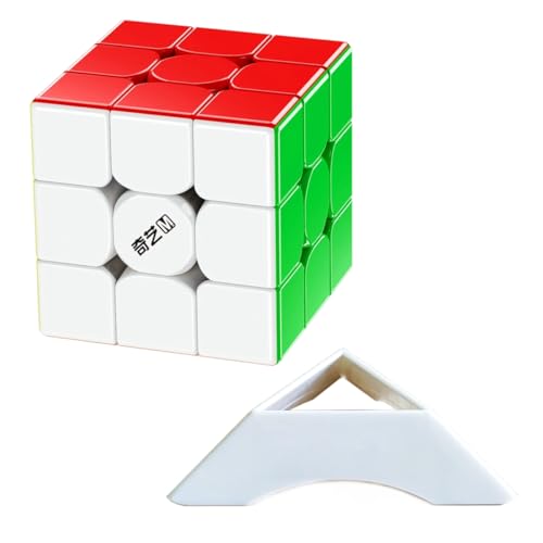 Oostifun Mo Fang GE Warrior M 3x3 Cube 3x3x3 M UV Edition yongshi M Nanosurface UV beschichtete Oberfläche Glatte Puzzle mit einem Würfel Stativ (Multicolor) von Oostifun