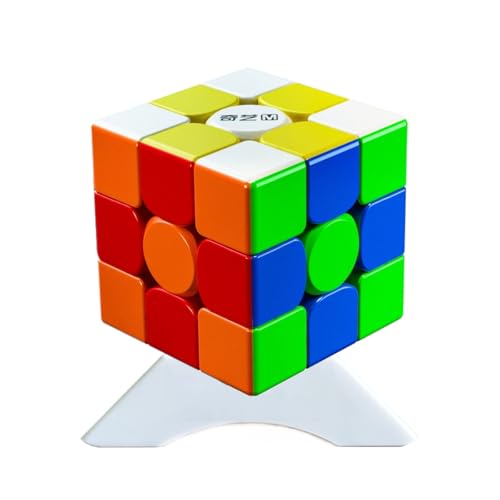 Oostifun Mo Fang GE Warrior M Pro 3x3 Cube 3x3x3 yongshi M Pro Smooth Puzzle 11 Ebenen der Elastizität Federanpassungssystem Puzzles Würfel mit Stativ (Mehrfarbig) von Oostifun