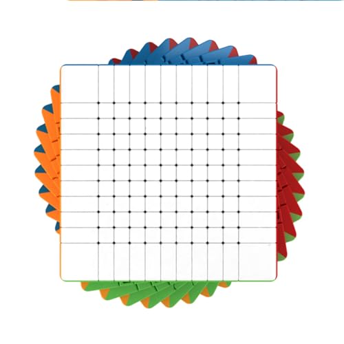 Oostifun MoYu Cubing Classroom Mofang jiaoshi Meilong 11 11x11 Eleven Layers Magic Puzzles Cube MFJS 11x11x11 Würfel, Mehrfarbig, Stickerless, MF8808 von Oostifun