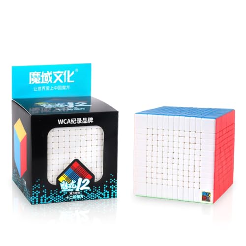 Oostifun MoYu Cubing Classroom Mofang jiaoshi Meilong12 12x12 Acht Schichten Magic Puzzles Cube MFJS 12x12x12 Würfel, Mehrfarbig, Stickerless, MF8866 von Oostifun