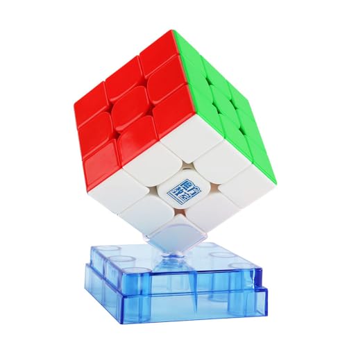 Oostifun MoYu MoFang JiaoShi RS3M UV Coated Version 3x3x3x3 Cube Cubing Classroom Dual-Adjustment System 3x3 RS3M UV Cube Puzzle mit einem Würfelbeutel (Multi Color) von Oostifun