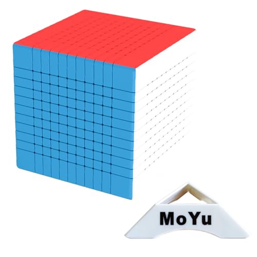 Oostifun MoYu MoFangJiaoShi Cubing Classroom Meilong 11 11x11 Magic Puzzle Cube Smooth Twist 11x11x11 Puzzle Cube Spielzeug Stickerless mit Display Stand von Oostifun