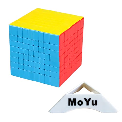 Oostifun MoYu MoFangJiaoShi Cubing Classroom Meilong 8 8x8 Magic Puzzle Cube Smooth Twist 8x8x8 Puzzle Cube Spielzeug Stickerless mit Display Stand von Oostifun