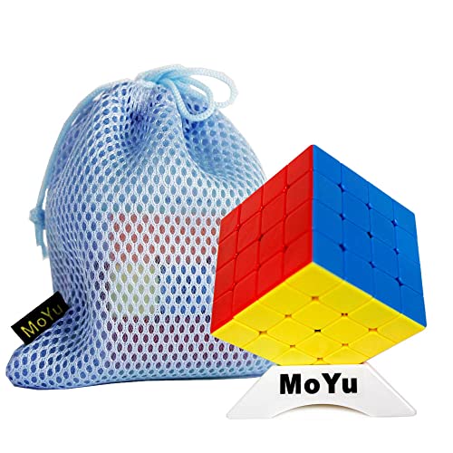 Oostifun OJIN MoYu MFJS MoFang JiaoShi Meilong 4 4x4x4 Cube Cubing Classroom Smoothly Puzzle Cube Puzzle mit einem Würfelstativ und Einer Würfeltasche(Multi Color) von Oostifun