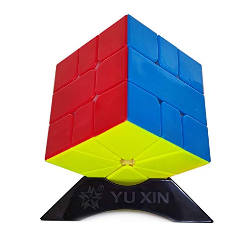 Oostifun OJIN YuXin Little Magic SQ1 M Cube Square-1 M SQ 1 M Cube SQ -1 M Smooth Fast Puzzle Cube mit One Cube Stativ(Multi Color) von Oostifun