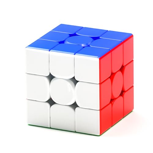 Oostifun QY M Pro 3x3x3 M Würfel Puzzles Glatte Twist Puzzle Gehirn Teaser Matte Oberfläche Doppelverstellungssystem 11 Ebenen von M Levitation Elastizität mit einem Stativ (Multicolor) von Oostifun