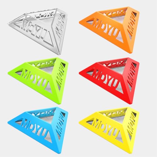 Oostifun Set von 12 Stück Magie Puzzles Würfel Basisstand Display Stand Stativ mit MoYu Logo für YJ YongJun MoYu ShengShou YuXin Würfel, Multicolor von Oostifun