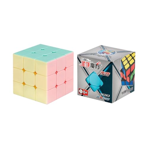 Oostifun ShengShou 3x3x3 Süße Dessert Gelee Farbe Stickerless Magic Cube Puzzlewürfel Spielzeug von Oostifun