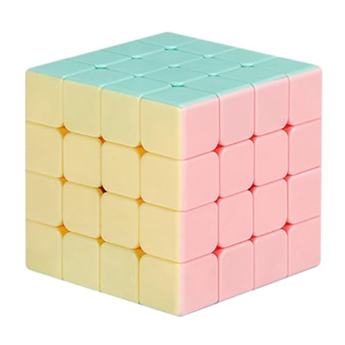 Oostifun ShengShou 4x4x4 Süße Dessert Jelly Farbe Stickerless Magic Cube Puzzle Würfel Spielzeug Oostifun ShengShou 4x4x4 Süße Dessert Jelly Farbe Stickerless Magic Cube Puzzle Würfel Spielzeug von Oostifun