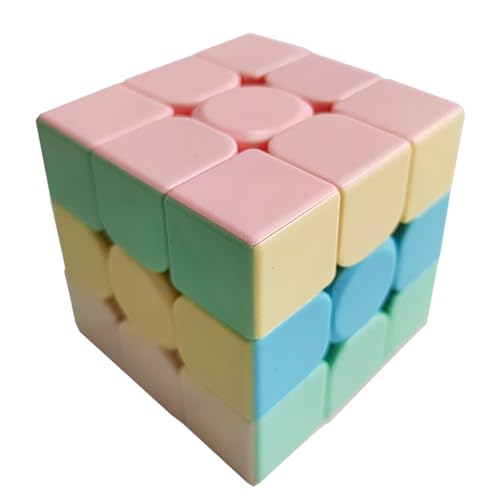 Oostifun Shengshou ChuanQi Legende Serie Würfel 3x3x3 Gehirn Teaser Twist Würfel Hellrosa Aufkleber Puzzle Frosted Oberfläche Puzzle Cube von Oostifun