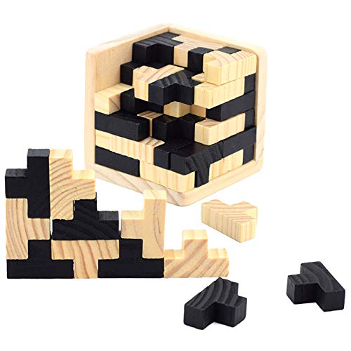 Oostifun T Form Holz Bausteine Gehirn Teaser Puzzle Spielzeug IQ Intelligenz Hand-Auge Zusammenarbeit Set IQ Herausforderung Spiele, Logik Geist Entfernen Montage Spielzeug Oostifun T Form Holz Bausteine Gehirn Teaser Puzzle Spielzeug IQ Intelligenz Hand-Auge Zusammenarbeit Set IQ Herausforderung Spiele, Logik Geist Entfernen Montage Spielzeug von Oostifun