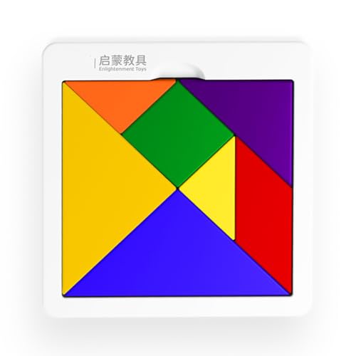 Oostifun Tangram Puzzle Reise Tangram Puzzle Spiele für Kinder Intellectual Exploration Frühes pädagogisches Spielzeug Gehirn Teaser Geburtstag von Oostifun