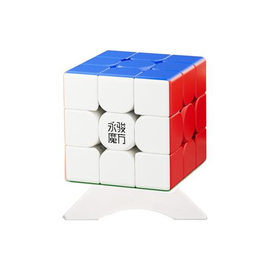 YONGJUN YJ YuLong 2M II V2 M 3x3 3D Magic Puzzle Cube Aufkleberlose aktualisierte Version mit einem Würfel Stand von Oostifun