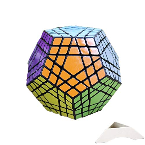 Oostifun Shengshou 5 x 5 Gigaminx Megaminx Rompicapo a Forma di cubo, Con 12 superfici, completo di supporto von Oostifun