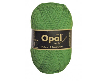 Opal Uni 4-fädig Garn Unicolor 1990 Grasgrün von Opal