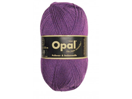 Opal Uni 4-ply Garn Unicolor 3072 Violet von Opal