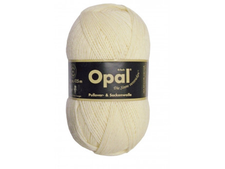 Opal Uni 4-ply Garn Unicolor 3081 Natur von Opal