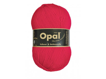 Opal Uni 4-ply Garn Unicolor 5180 Rot von Opal