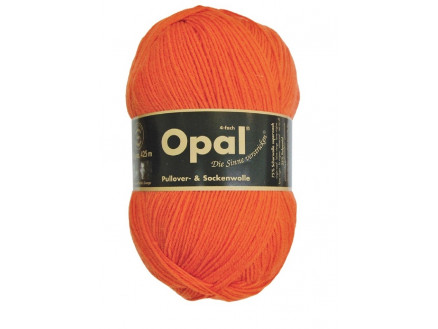 Opal Uni 4-ply Garn Unicolor 5181 Orange von Opal