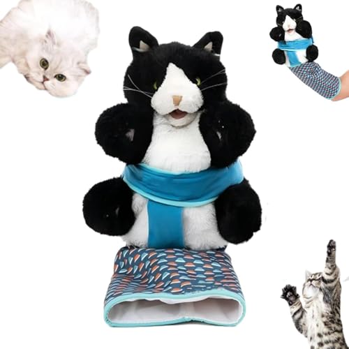 Cat Wrestler Puppet, 25CM Handpuppe Katze, Katzen Ringer Handpuppe, Interaktives Katzenspielzeug, Handpuppen für Kinder, Katze Plüschtier, Katze Spielzeug, Kuscheltier, Tierhandpuppen für Kinder Cat Wrestler Puppet, 25CM Handpuppe Katze, Katzen Ringer Handpuppe, Interaktives Katzenspielzeug, Handpuppen für Kinder, Katze Plüschtier, Katze Spielzeug, Kuscheltier, Tierhandpuppen für Kinder von Opdestn