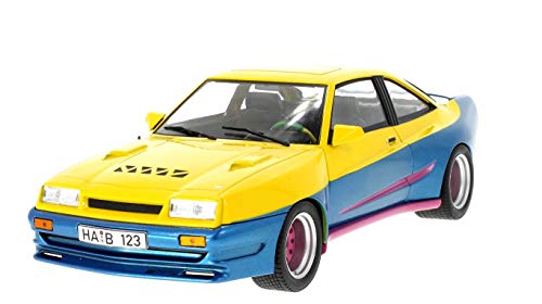 Modell 1:18 Opel Manta B Mattig, gelb/blau, 1991 MCG 18095 von Opel