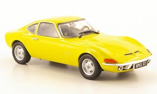 Opel GT, gelb (ohne Magazin), 1968, Modellauto, Fertigmodell, MCW-SC40 1:43 von Opel