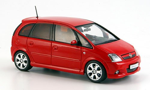 Opel Meriva OPC, rot , 2006, Modellauto, Fertigmodell, Minichamps 1:43 von Opel