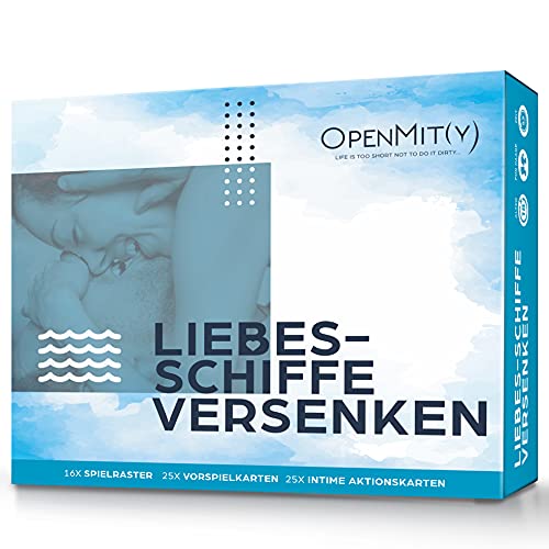 OpenMity Liebes-Schiffe versenken - Spaß & Romantik-Spiel für Paare im Schlafzimmer, Date-Box – Tolles, Jahrestag Geschenk für Ihn OpenMity Liebes-Schiffe versenken - Spaß & Romantik-Spiel für Paare im Schlafzimmer, Date-Box – Tolles, Jahrestag Geschenk für Ihn von OpenMity
