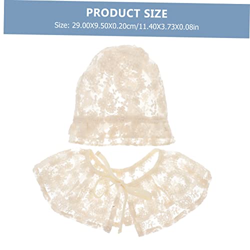 1 Satz Teiliges Outfit mit Spitze Hübsches Kostüm für Fotoshooting Feierlichkeiten Beige für Neugeborene Süße Fotorequisiten für Besondere Anlässe 1 Satz Teiliges Outfit mit Spitze Hübsches Kostüm für Fotoshooting Feierlichkeiten Beige für Neugeborene Süße Fotorequisiten für Besondere Anlässe von Operitacx