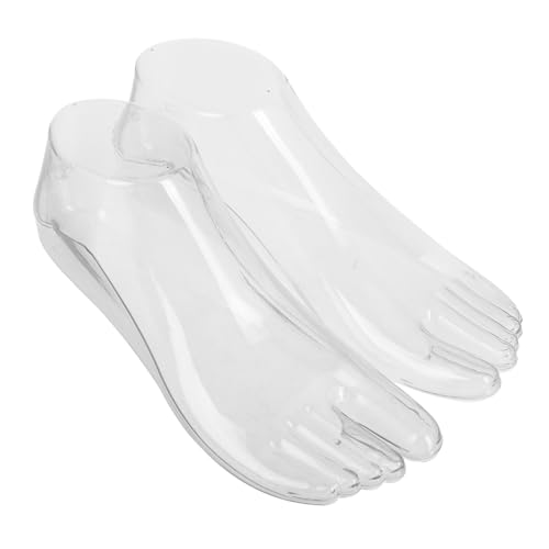Operitacx 1 Paar Fußmodellständer Schaufensterpuppenständer Zeigen Fußkettchen-ausstellungsmodell Socken Frauen Fuß Schaufensterpuppe Fußpuppe Für Schuhe Plastik Transparent Operitacx 1 Paar Fußmodellständer Schaufensterpuppenständer Zeigen Fußkettchen-ausstellungsmodell Socken Frauen Fuß Schaufensterpuppe Fußpuppe Für Schuhe Plastik Transparent von Operitacx